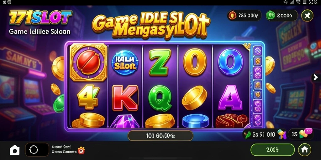 Tampilan gameplay 171SLOT yang seru dengan efek slot yang menarik.