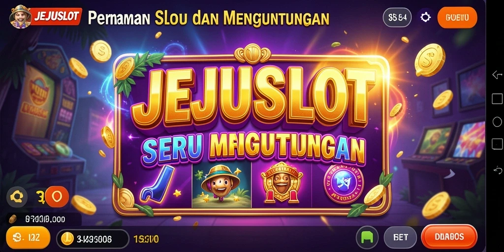 Tampilan gameplay JEJUSLOT yang seru dan menarik saat berputar.