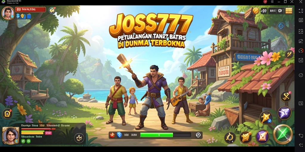 Gameplay JOSS777 menampilkan petualangan seru di dunia terbuka.