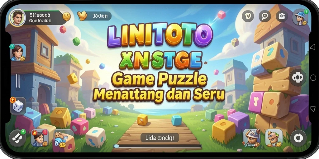 Tampilan gameplay LINITOTO yang seru dan menantang puzzle.