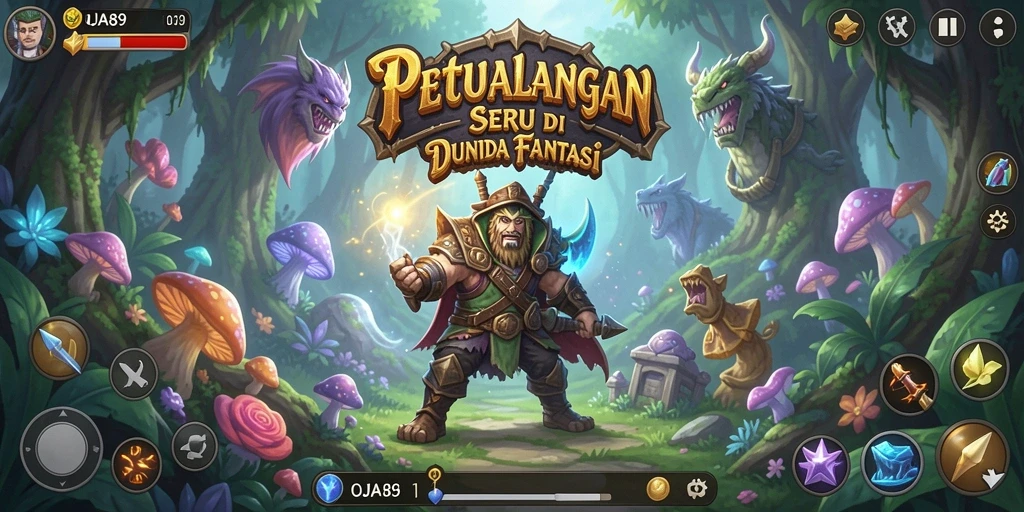Screenshot gameplay OJA89 menampilkan aksi seru di dunia petualangan.