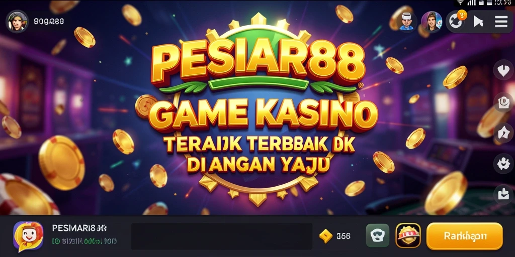 Tampilan menakjubkan dari gameplay Kasino di PESIAR88.