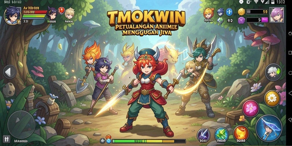 Menampilkan gameplay seru dan karakter anime yang menawan.